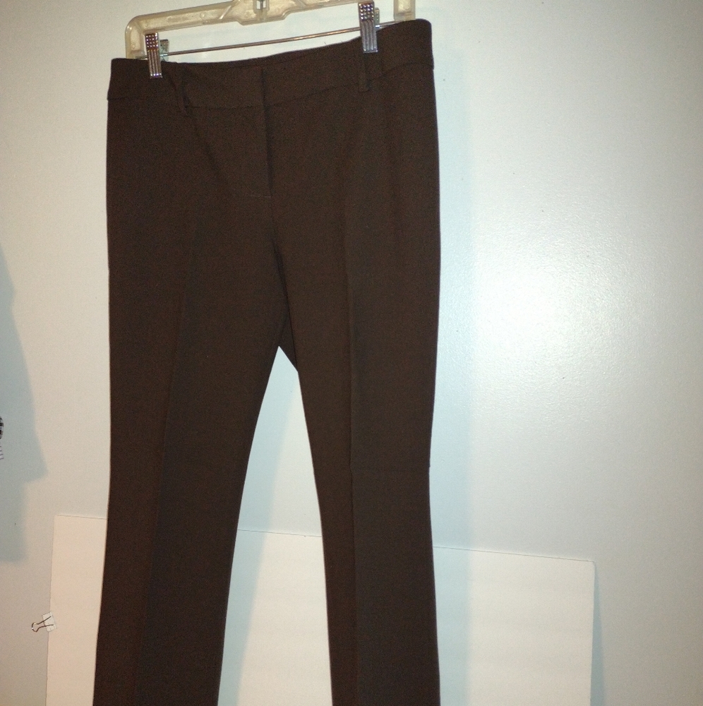 Talbots Womens Dress Pants 8P Brown